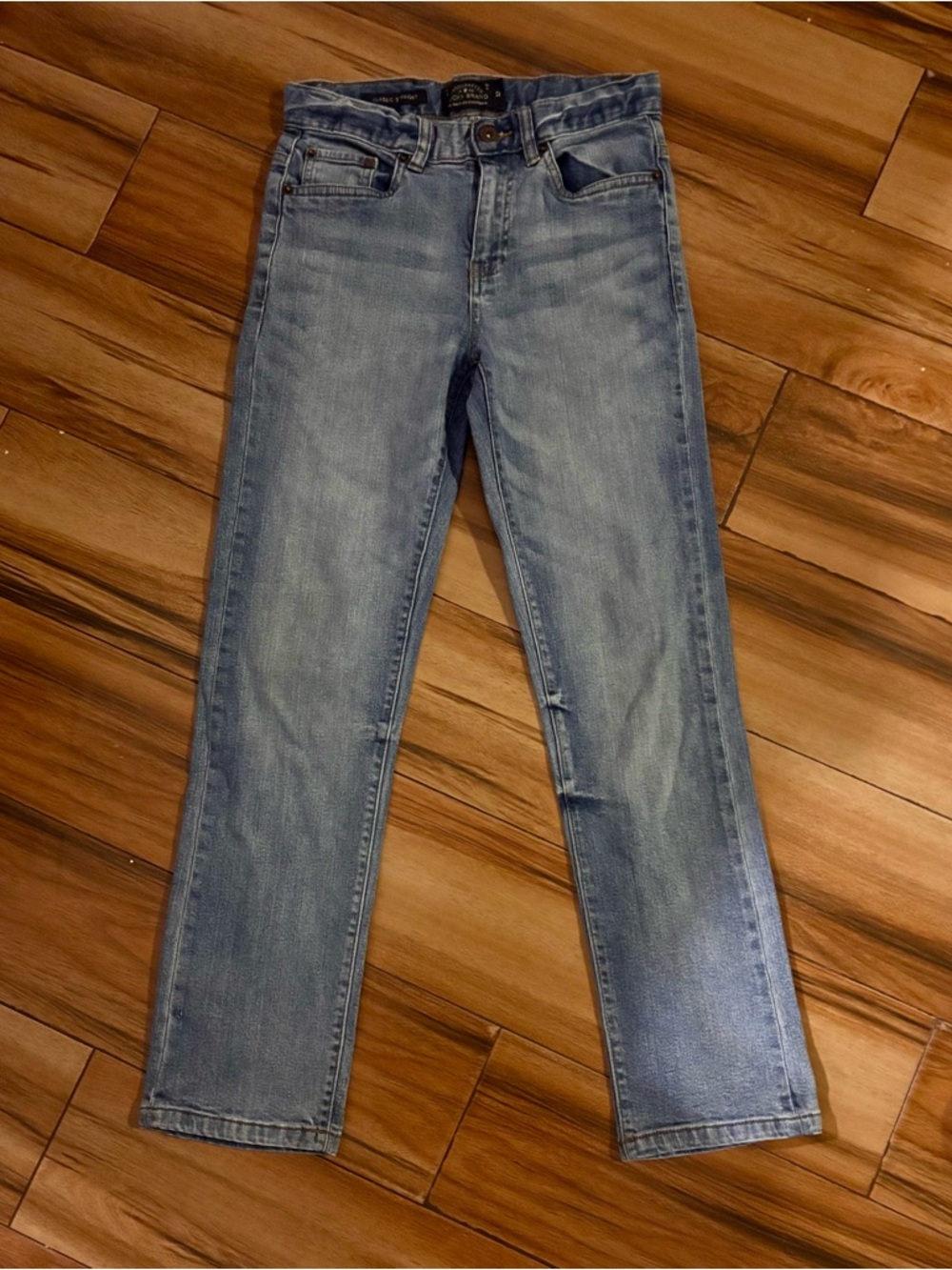 Lucky Brand Boy’s Light Wash Slim Straight Jeans